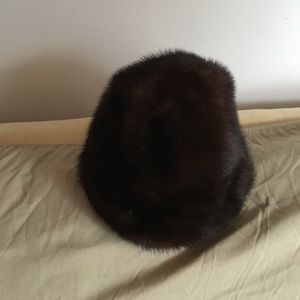 Mink fur hat